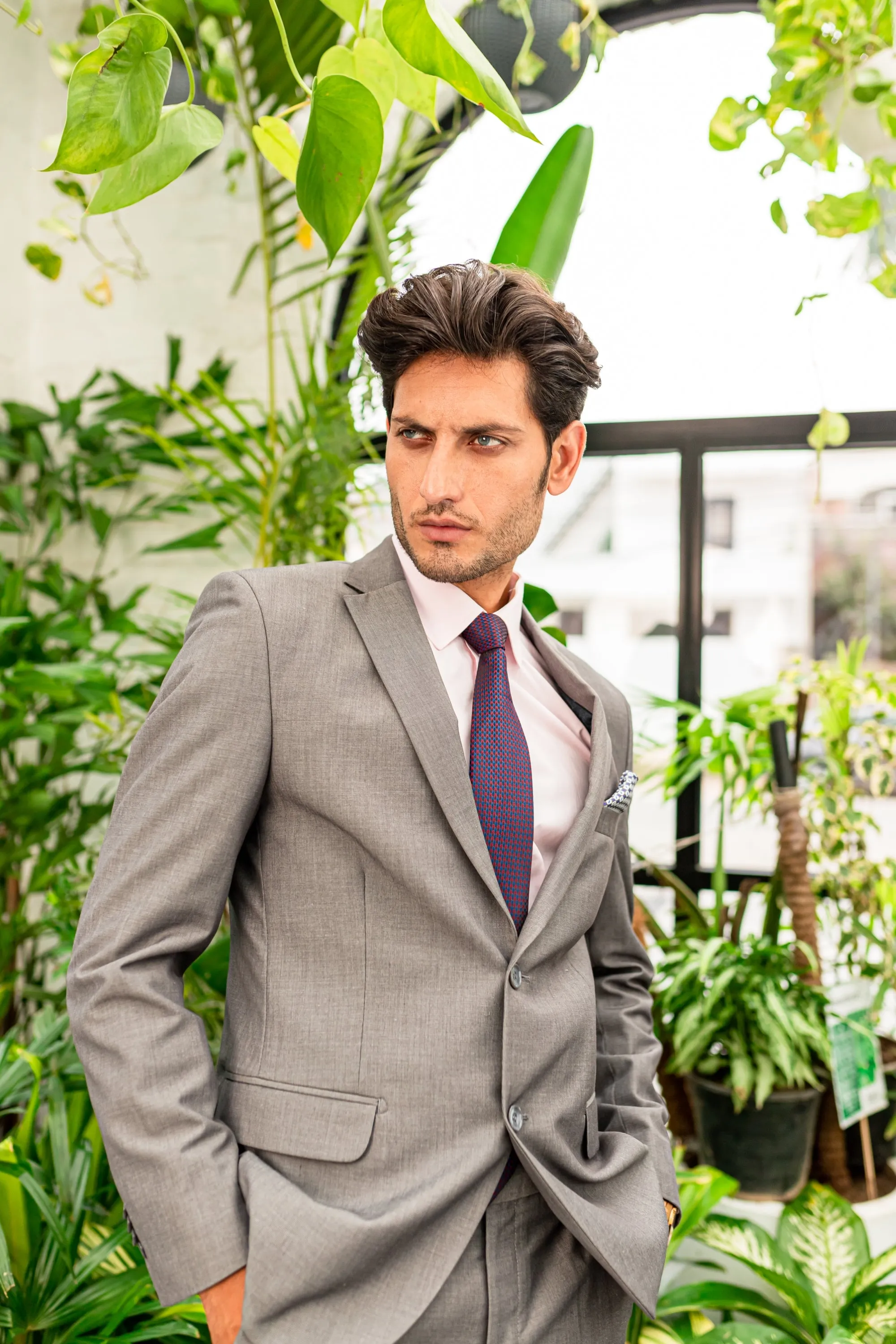 Gery Suit 2 Pcs