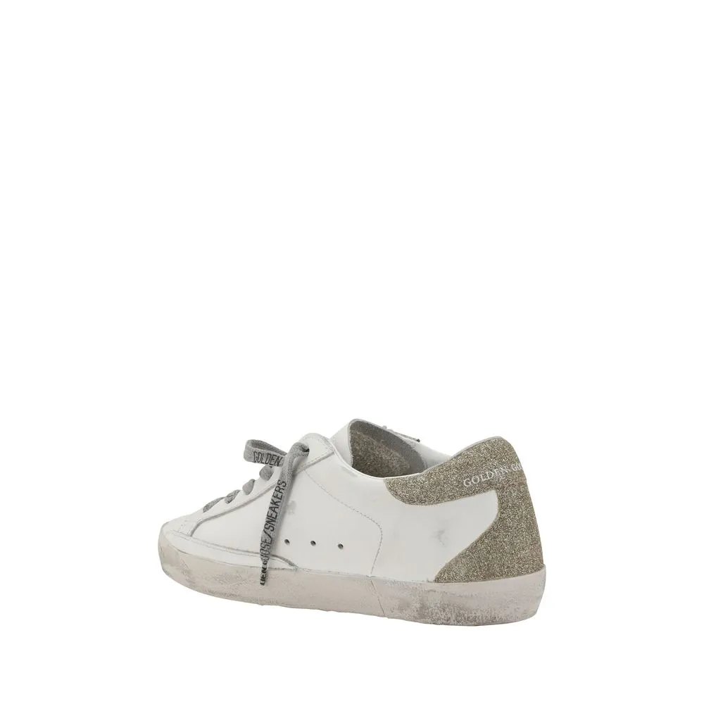 Golden Goose Super Star Women Ivory Sneakers Leather Low Top Flat Trainer Shoes
