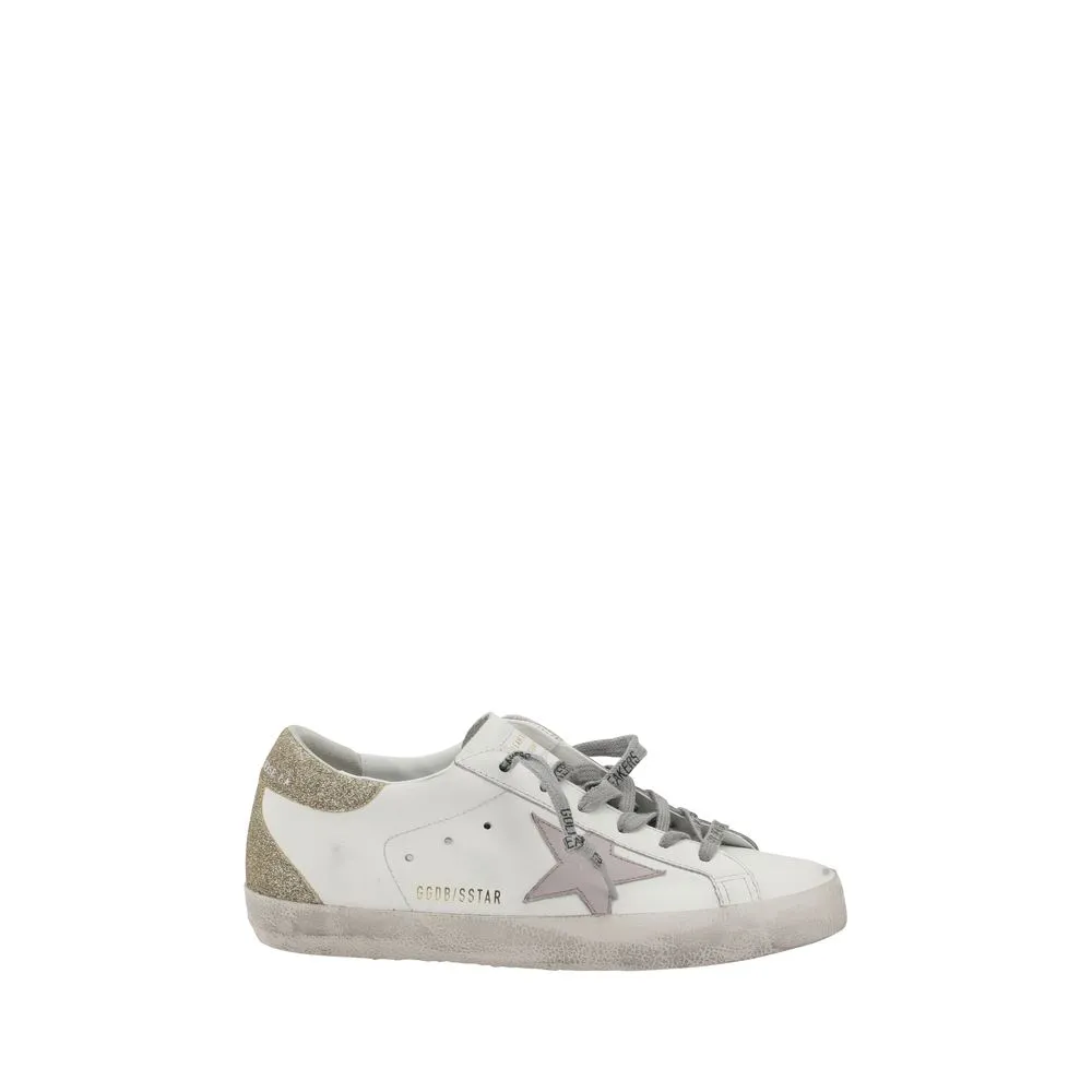 Golden Goose Super Star Women Ivory Sneakers Leather Low Top Flat Trainer Shoes