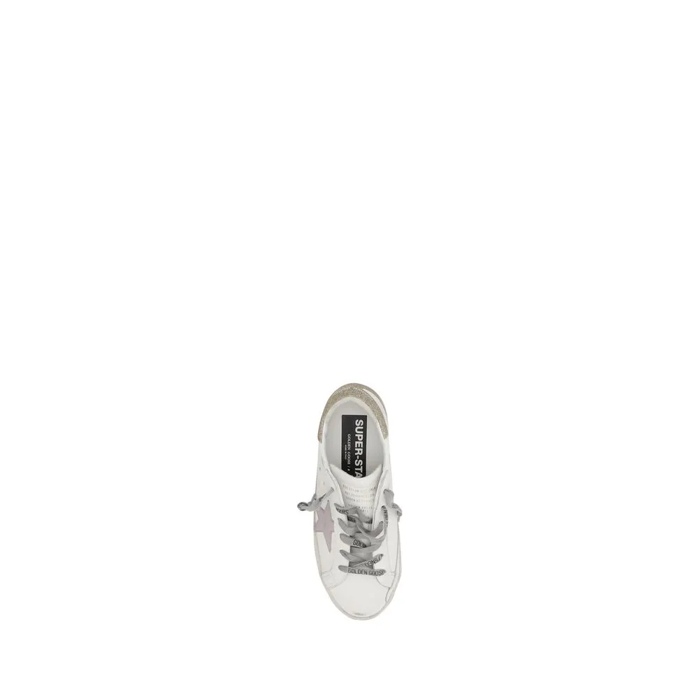 Golden Goose Super Star Women Ivory Sneakers Leather Low Top Flat Trainer Shoes