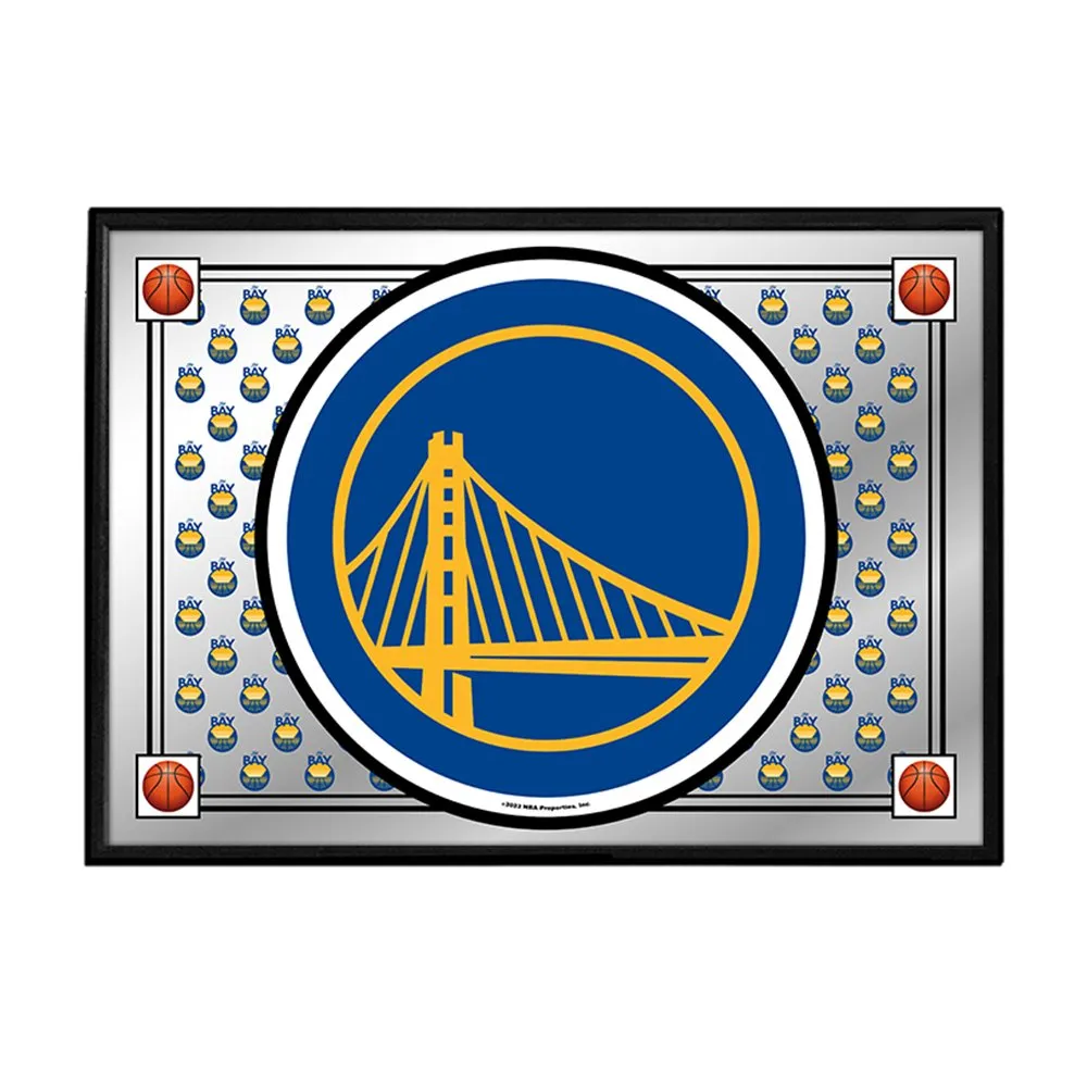 Golden State Warriors: Team Spirit - Framed Mirrored Wall Sign
