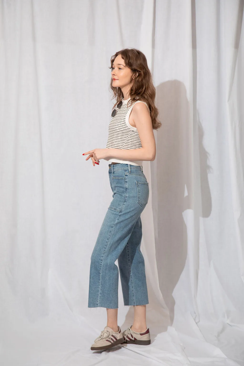 High Rise Utility Wide Leg