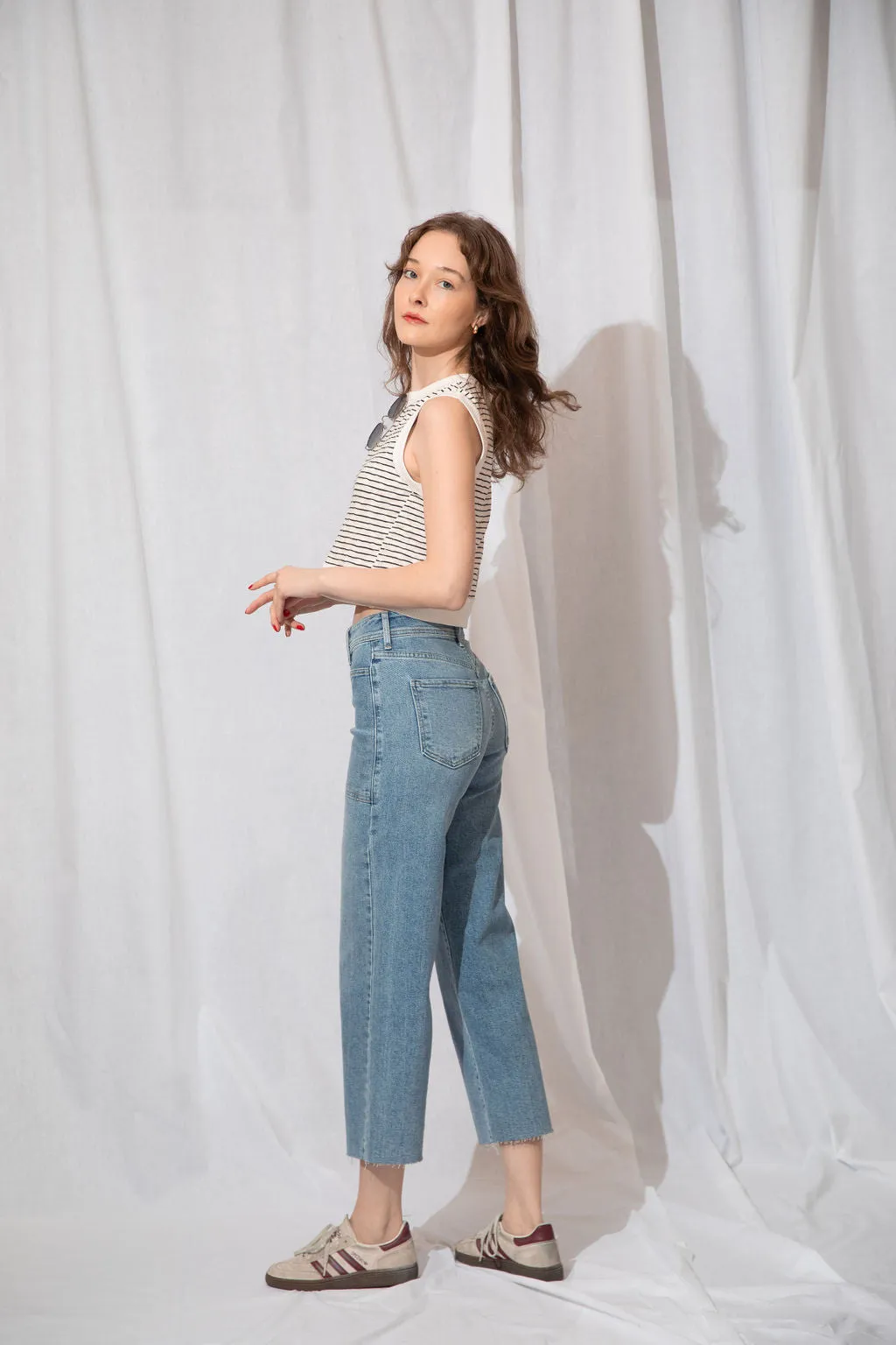 High Rise Utility Wide Leg