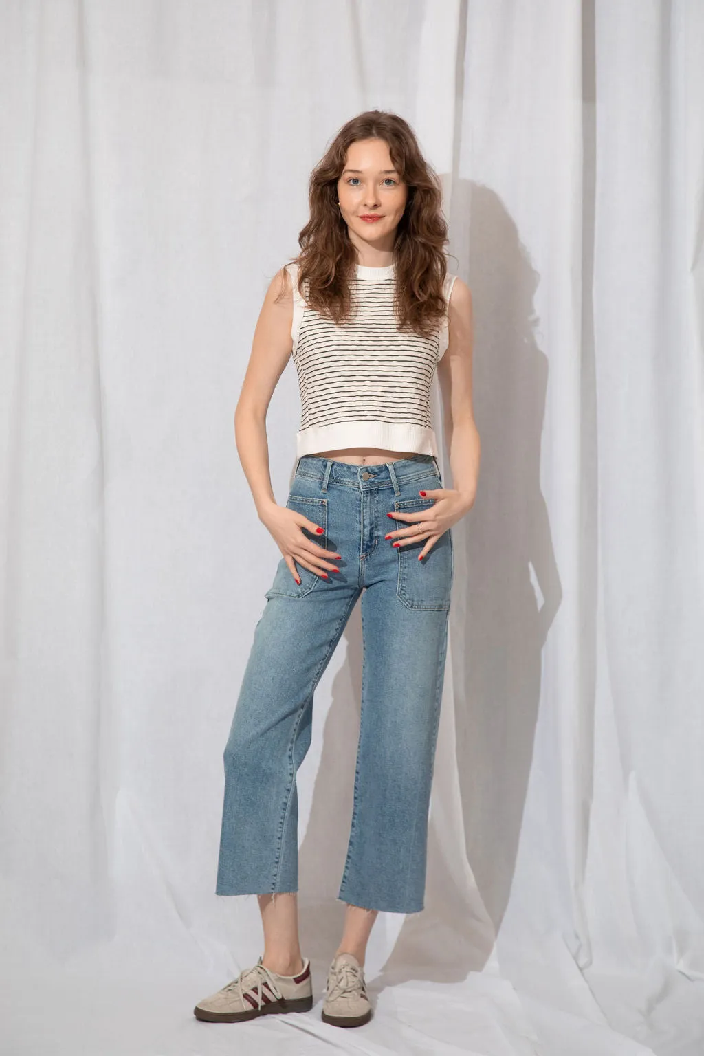 High Rise Utility Wide Leg