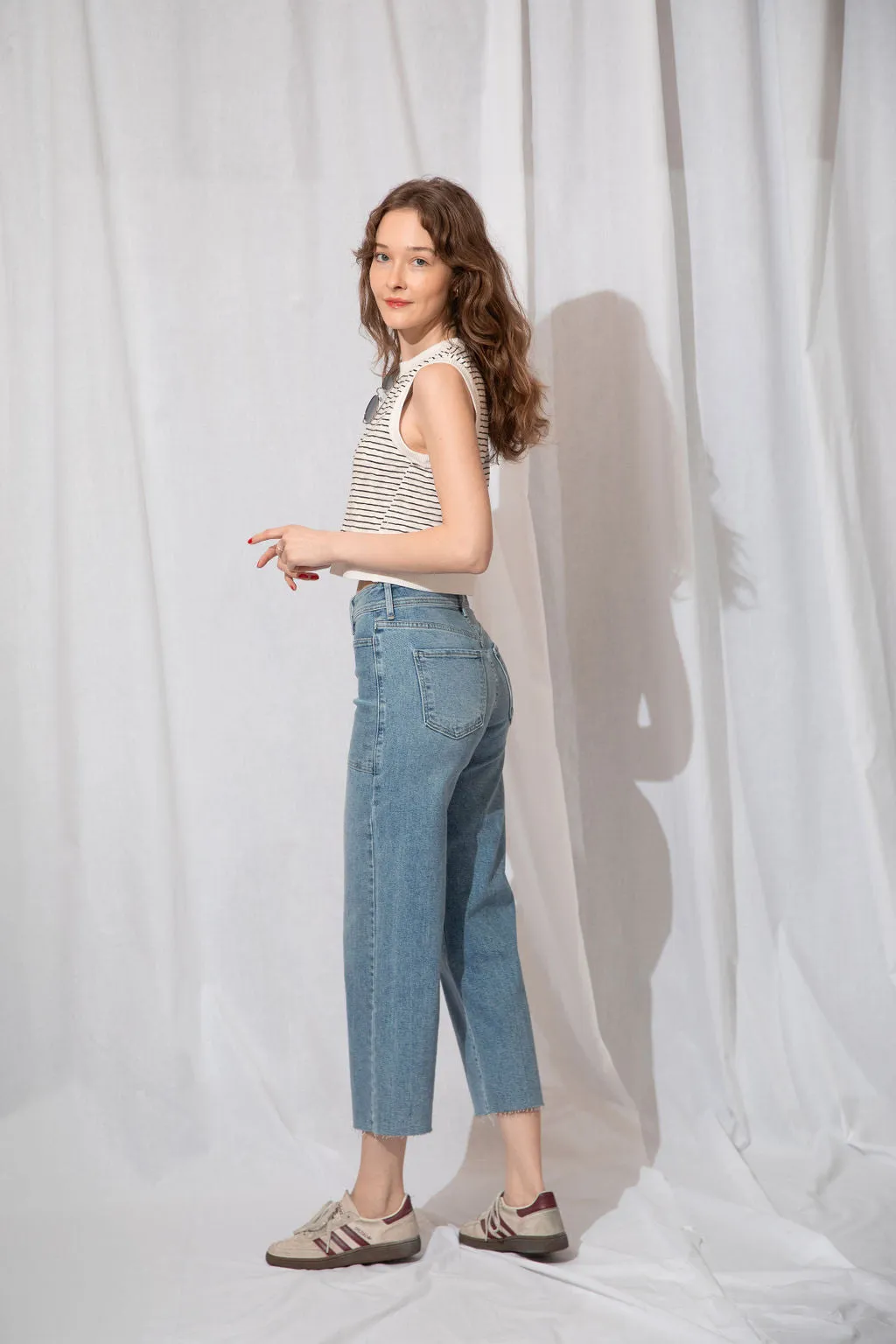 High Rise Utility Wide Leg