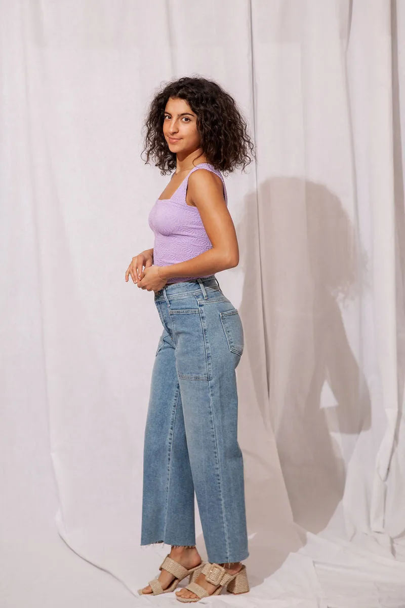 High Rise Utility Wide Leg