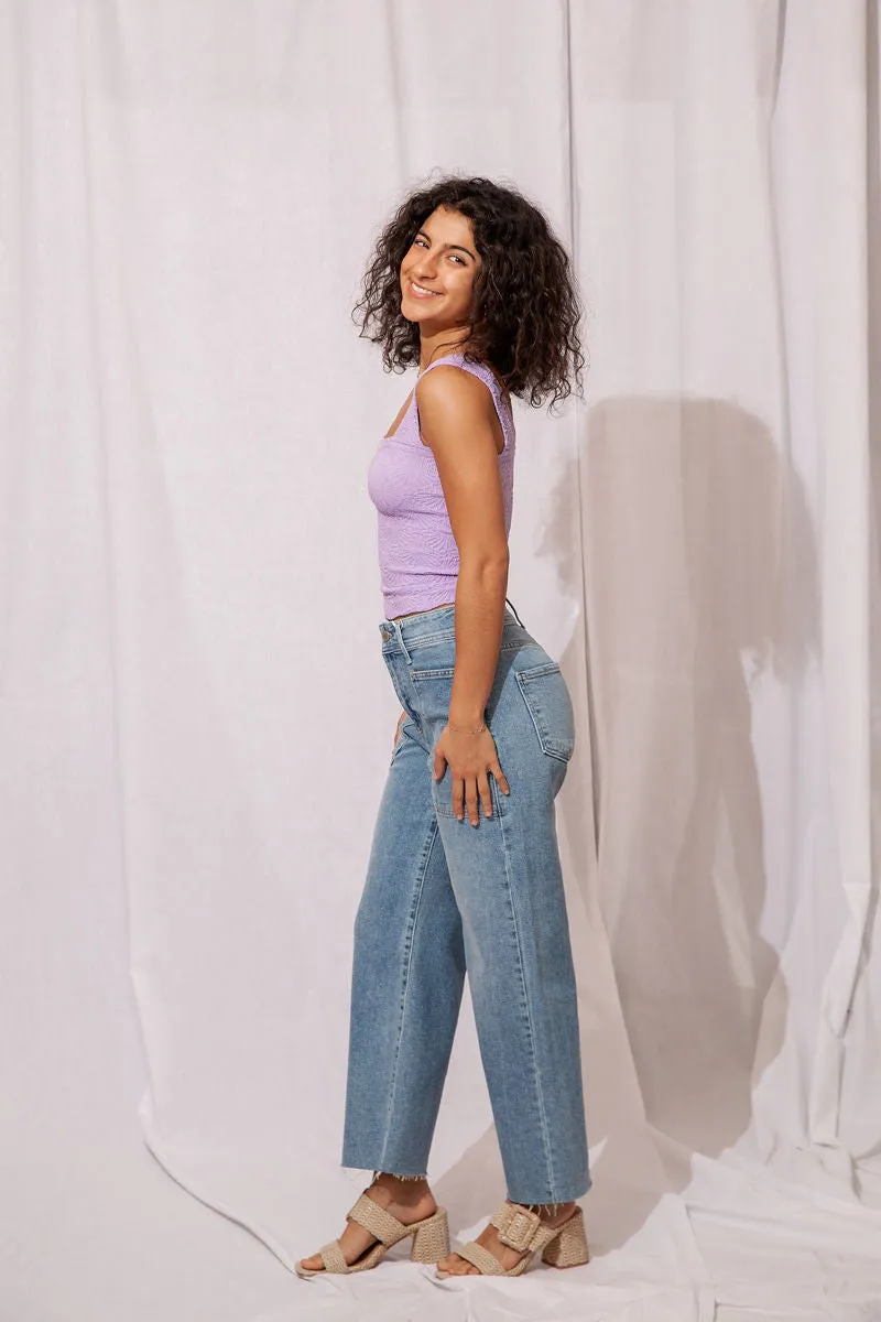 High Rise Utility Wide Leg