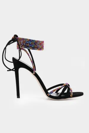 Holly Nicole Lace Up Sandal in Tropical Sunset