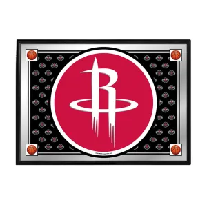 Houston Rockets: Team Spirit - Framed Mirrored Wall Sign
