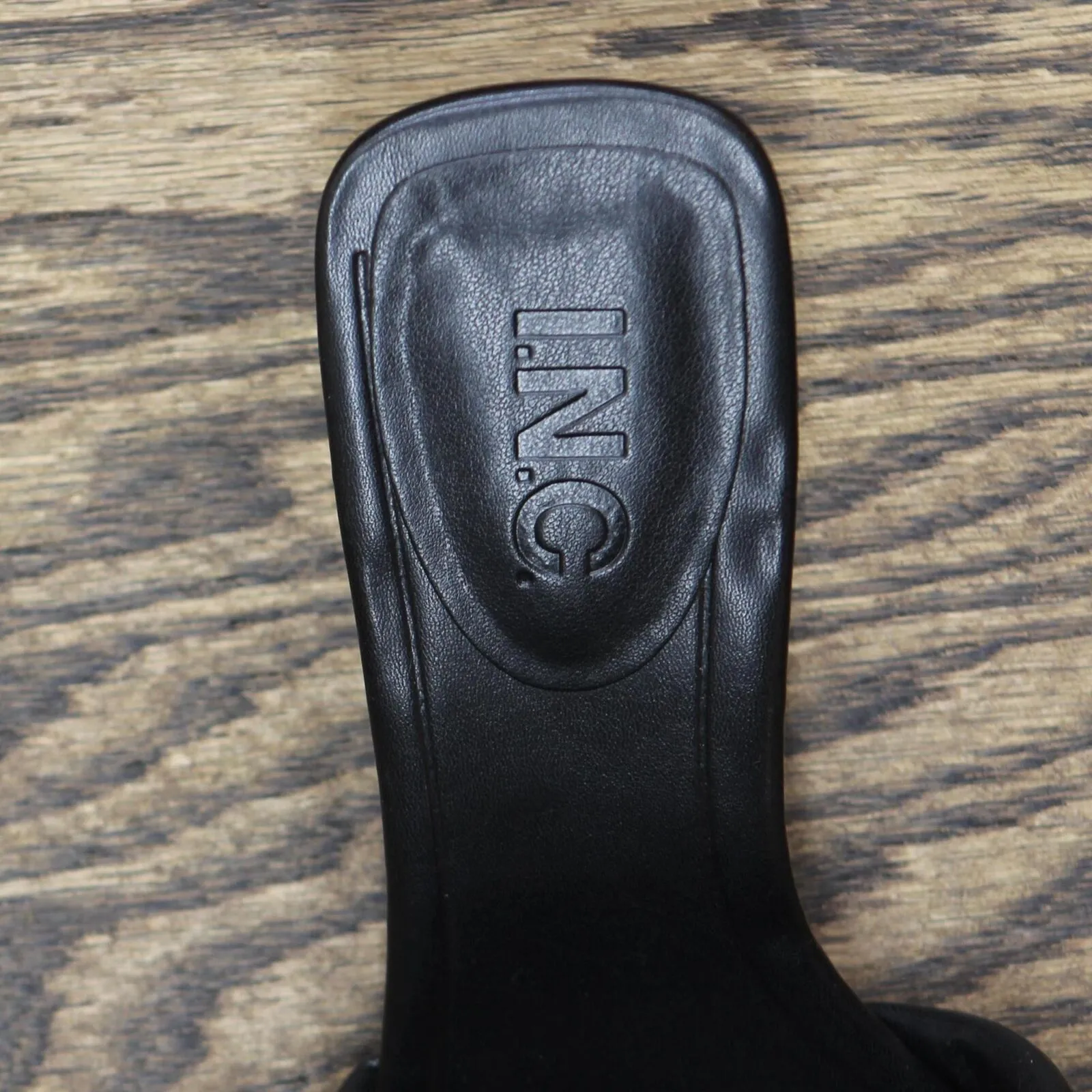 Inc International Concepts Womens Jemya Mid-Heel Slide Sandals Black 7.5M