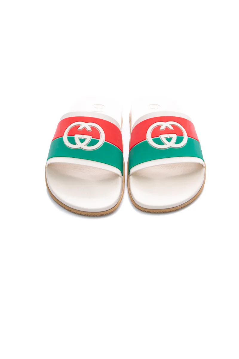 Interlocking G Agrado Slide Sandals - Size 39