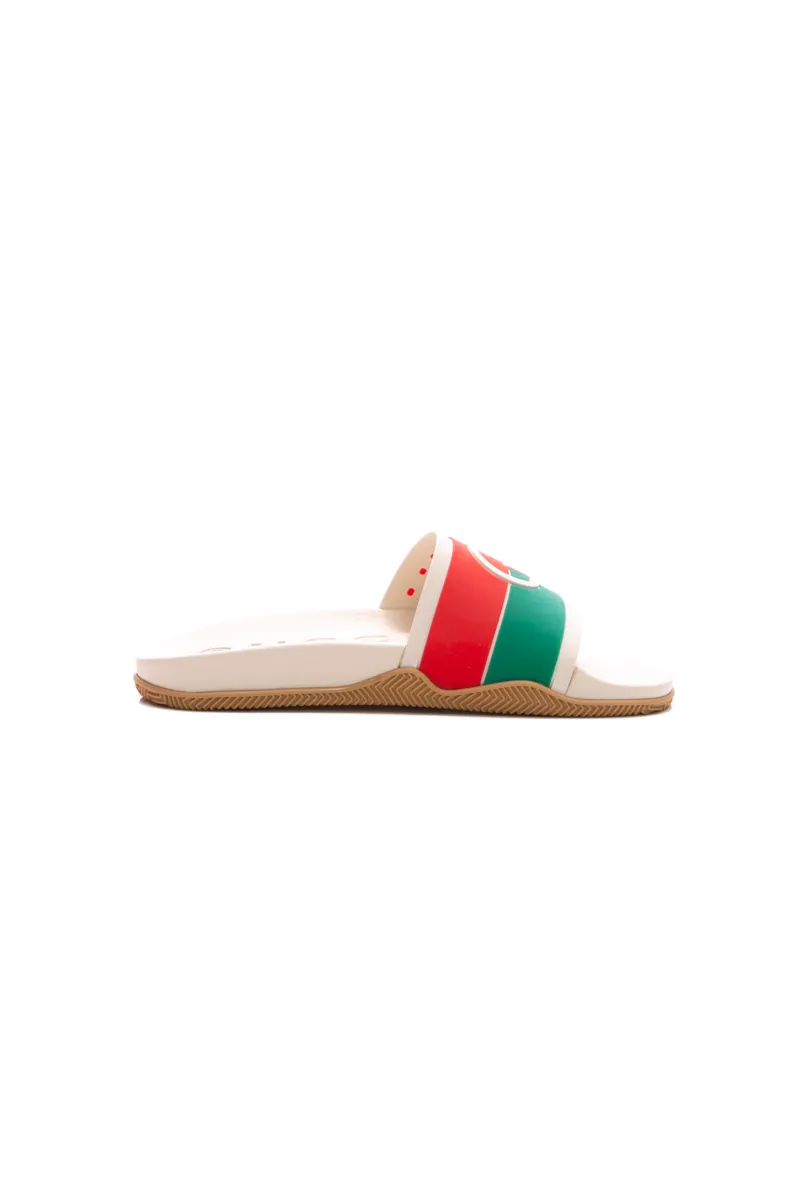 Interlocking G Agrado Slide Sandals - Size 39