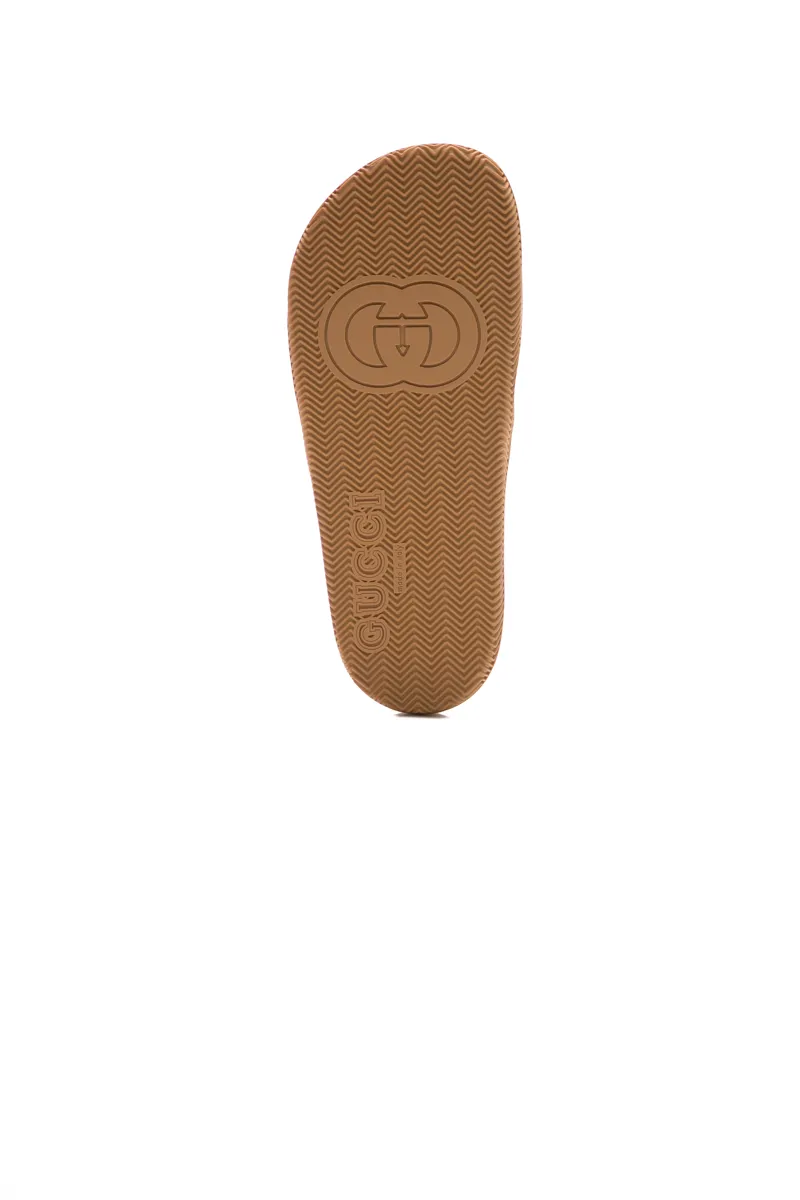Interlocking G Agrado Slide Sandals - Size 39