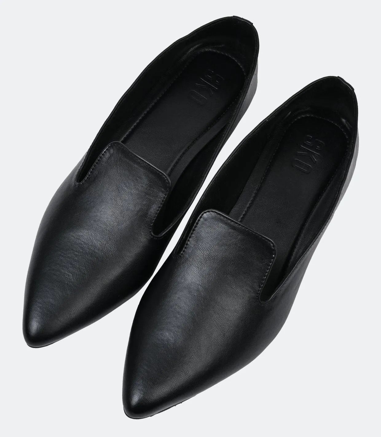 Kim Black Loafers For Women