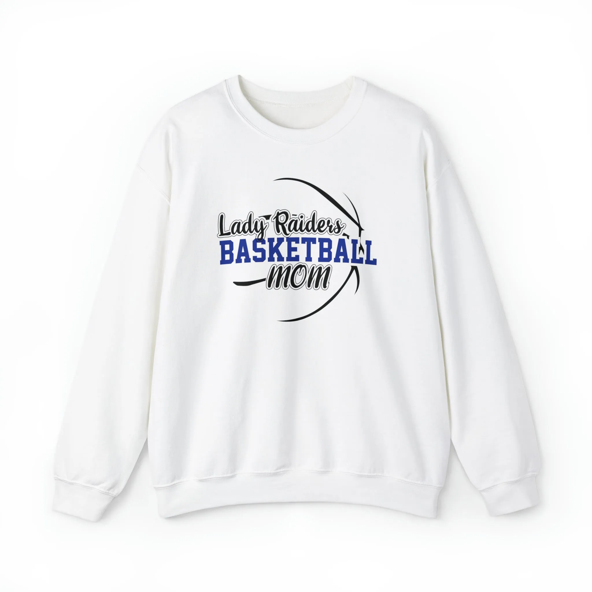 Lady Raiders Basketball Mom Unisex Heavy Blend™ Crewneck Sweatshirt
