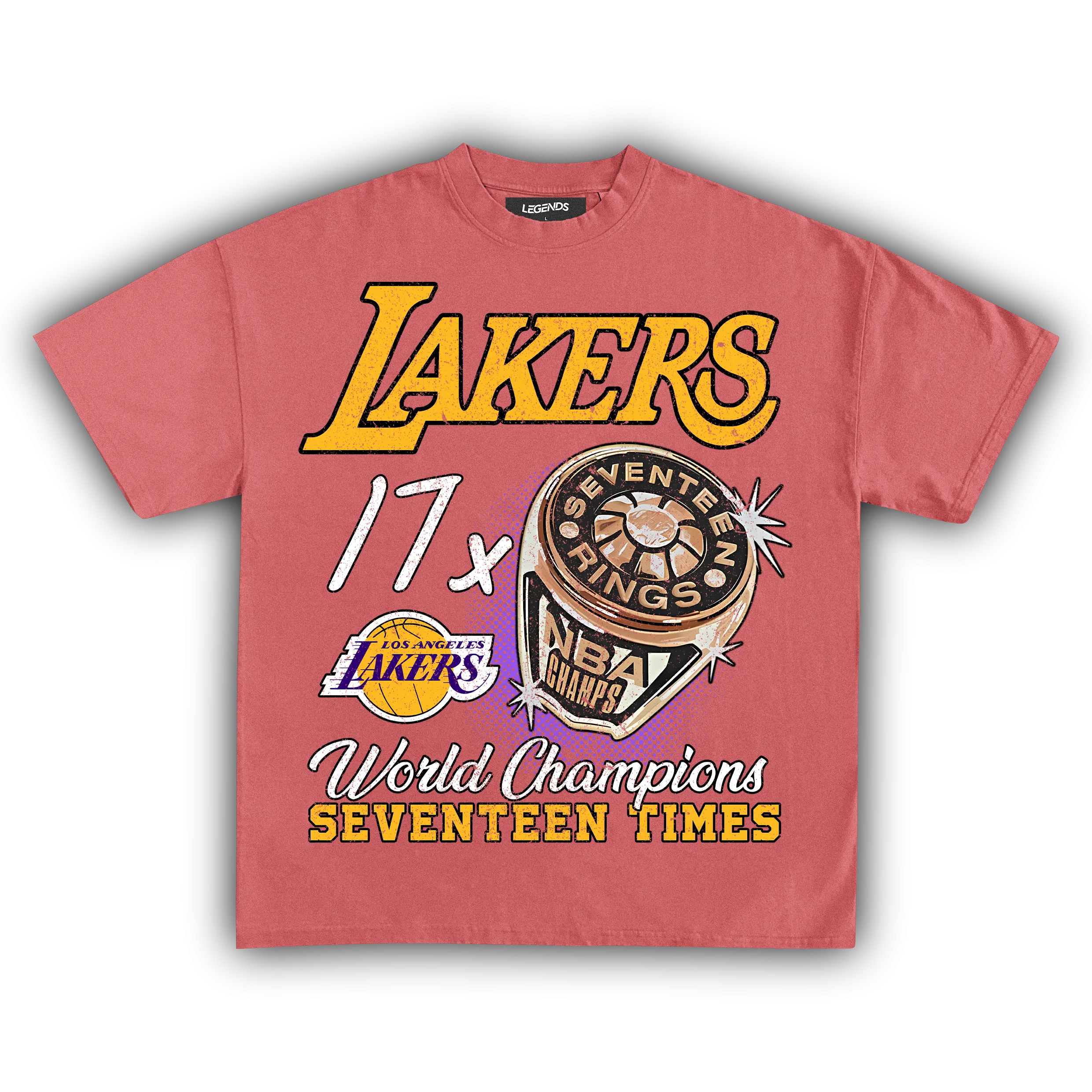 LAKERS VINTAGE CHAMPIONS TEE