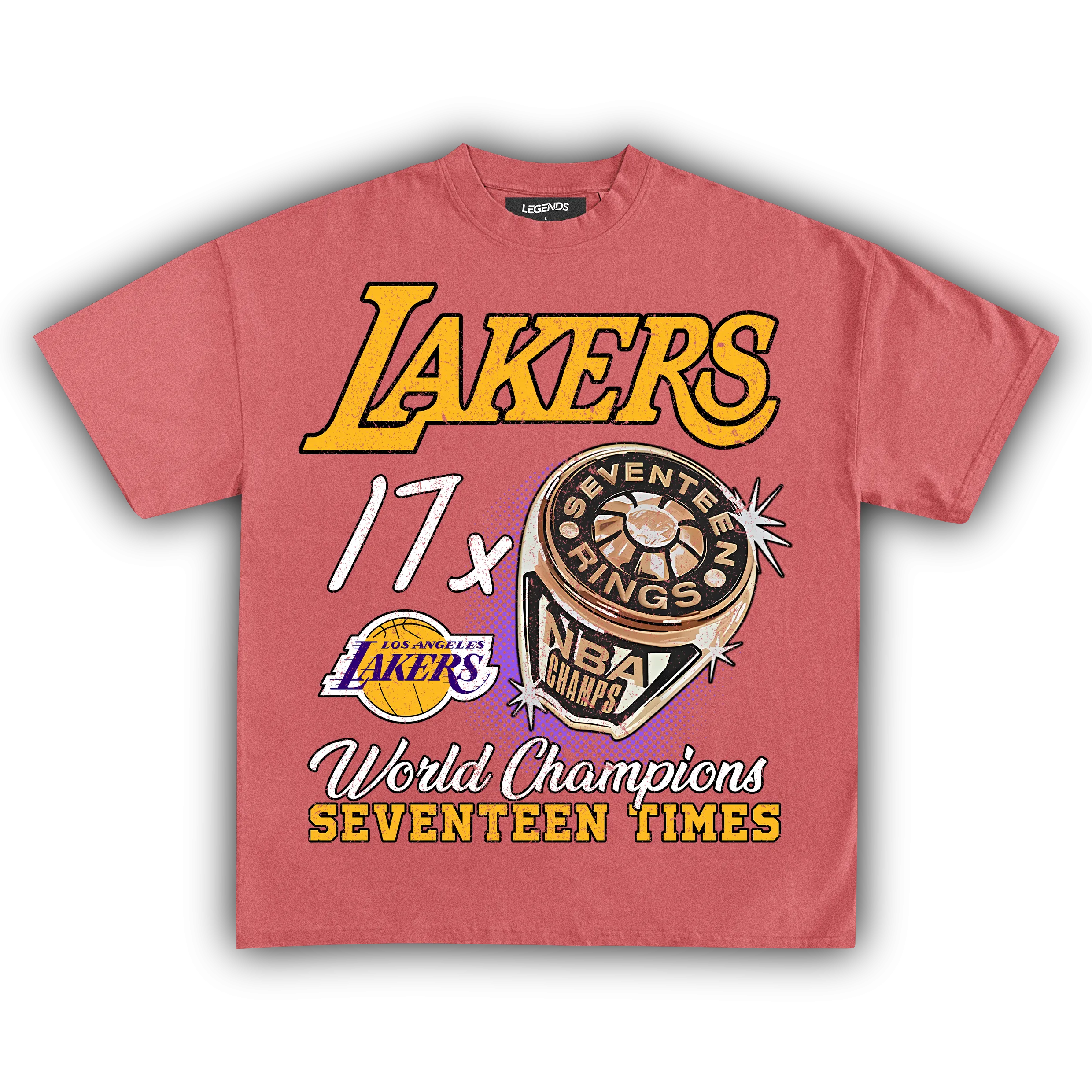 LAKERS VINTAGE CHAMPIONS TEE