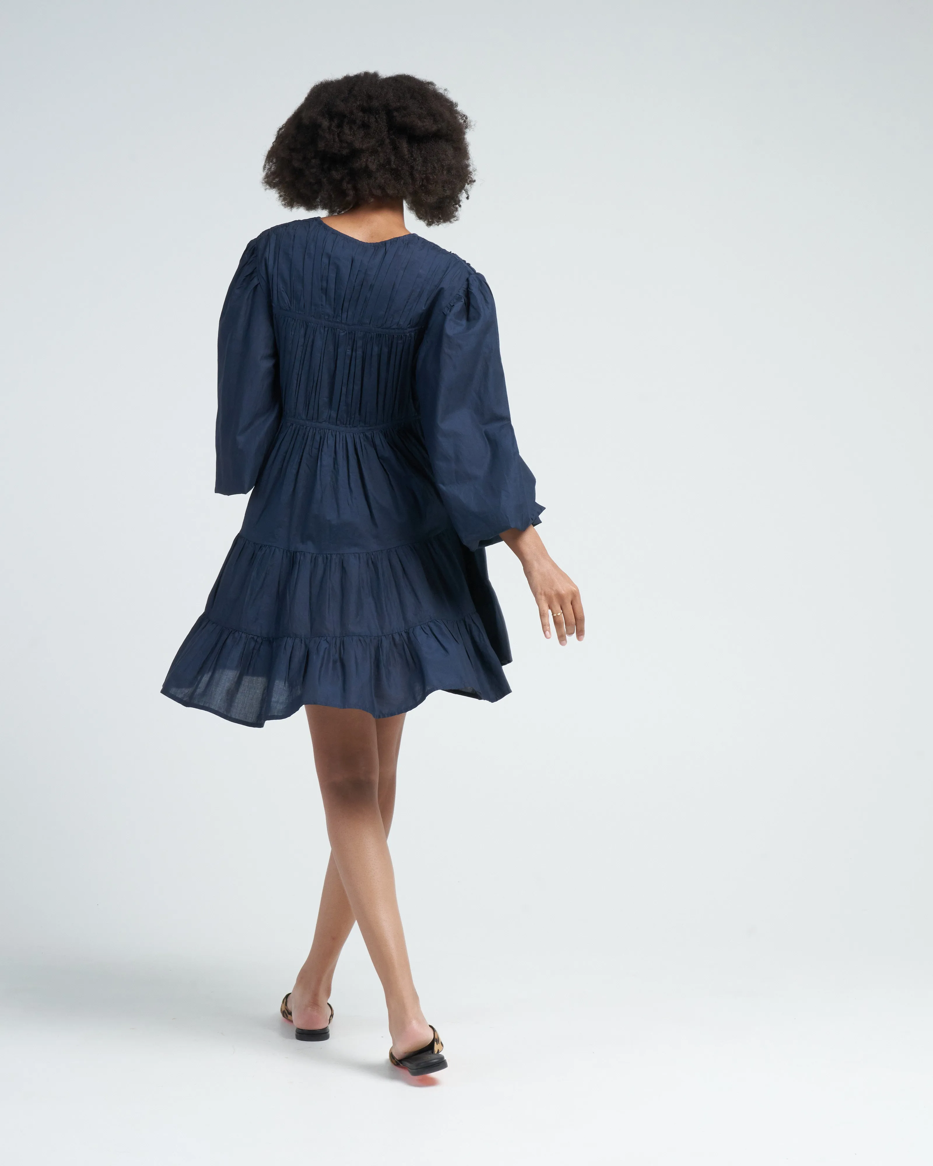 lasse dress - navy