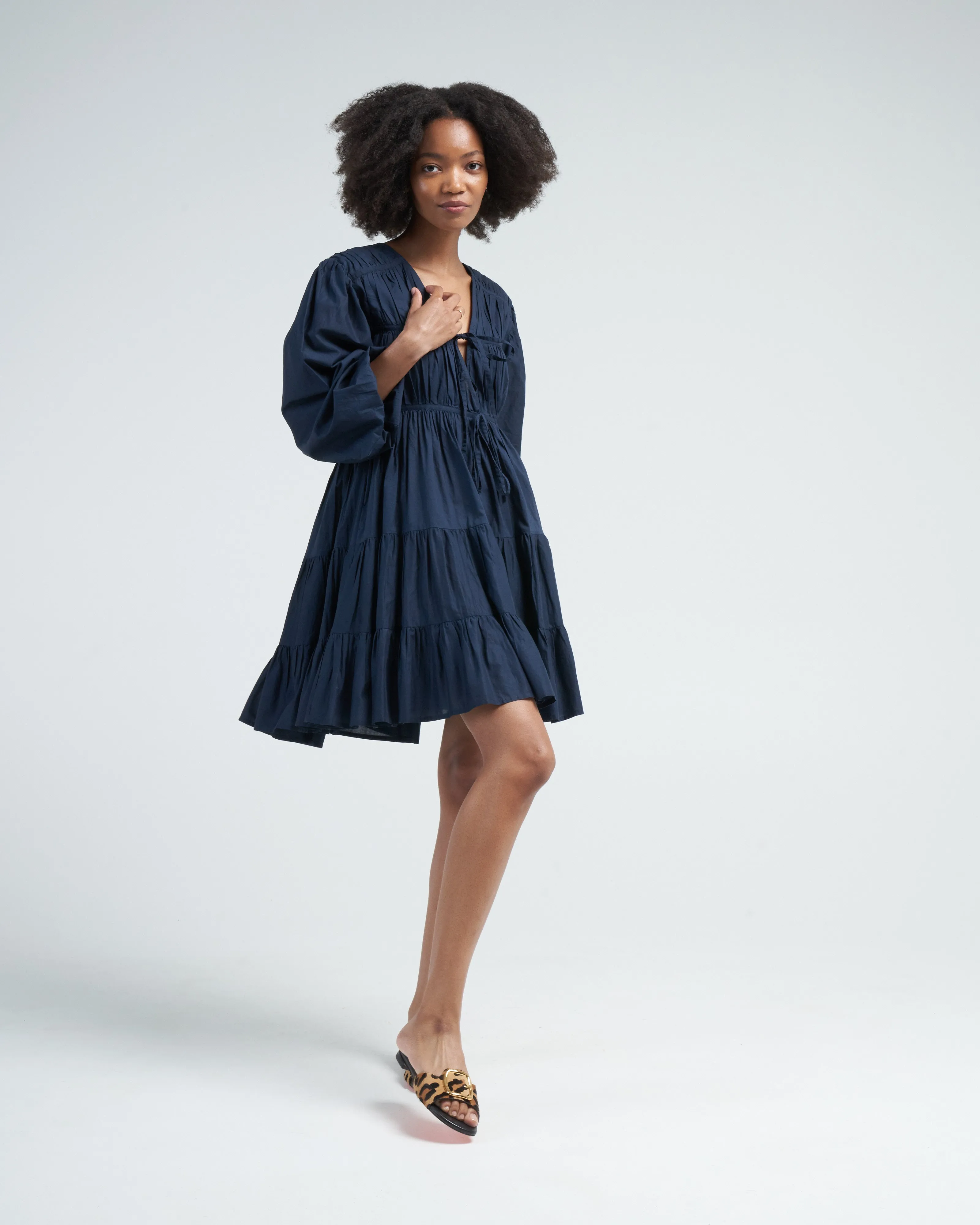 lasse dress - navy
