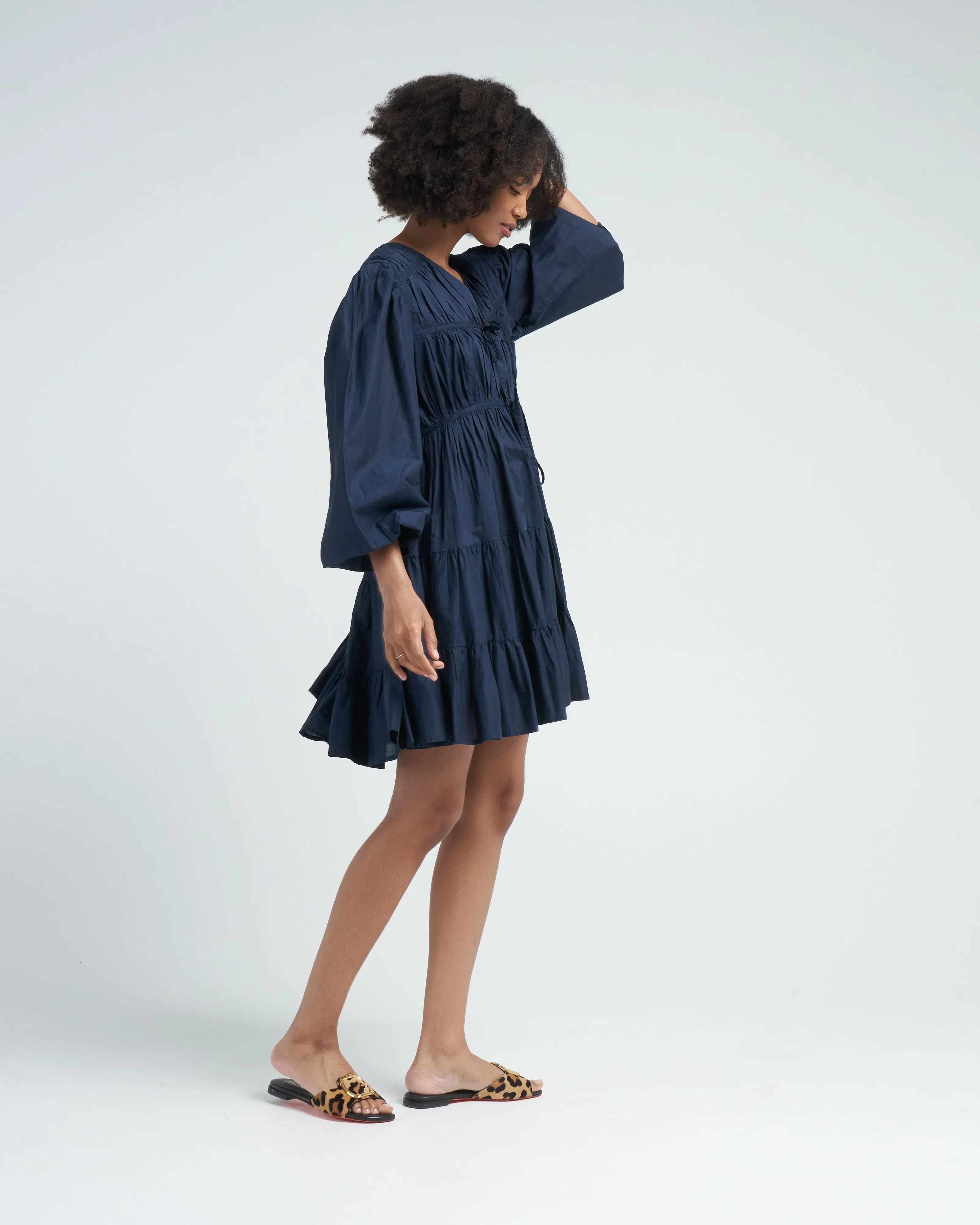 lasse dress - navy
