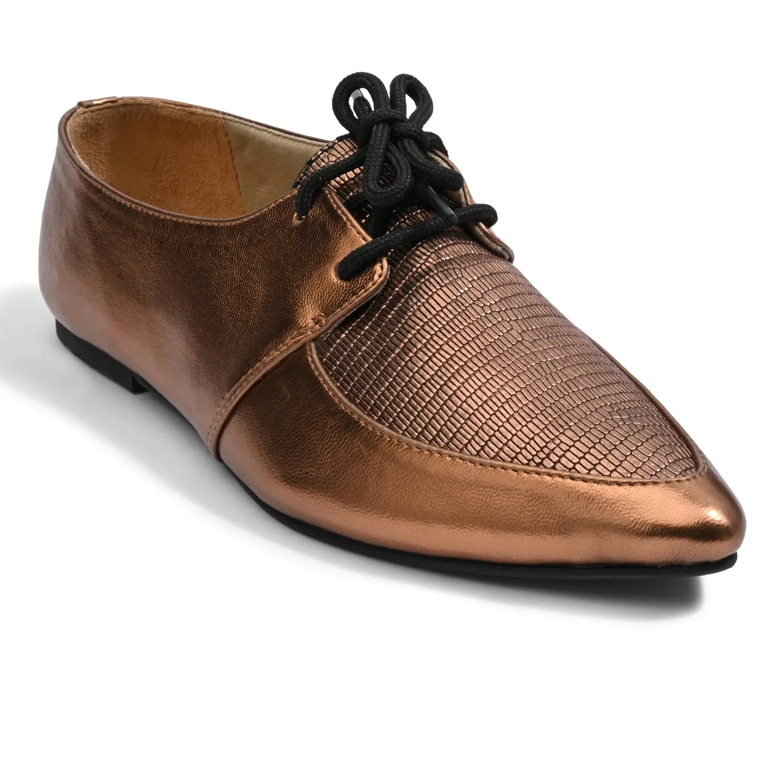 Lea Bronze Loafers For Women