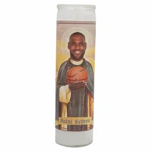 Lebron James Devotional Prayer Saint Candle