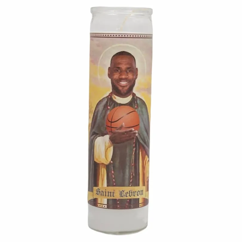 Lebron James Devotional Prayer Saint Candle