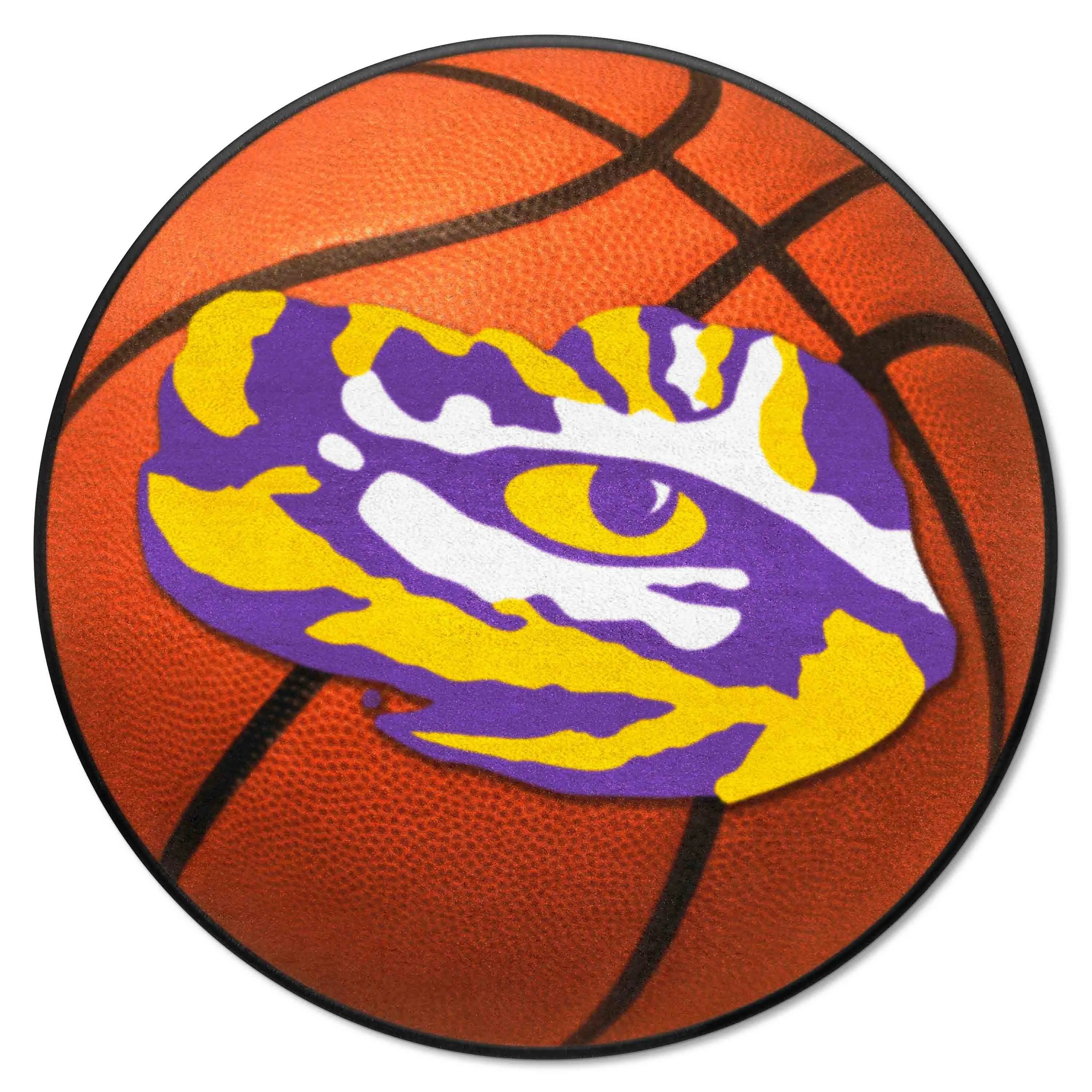 LSU Basketball Mat