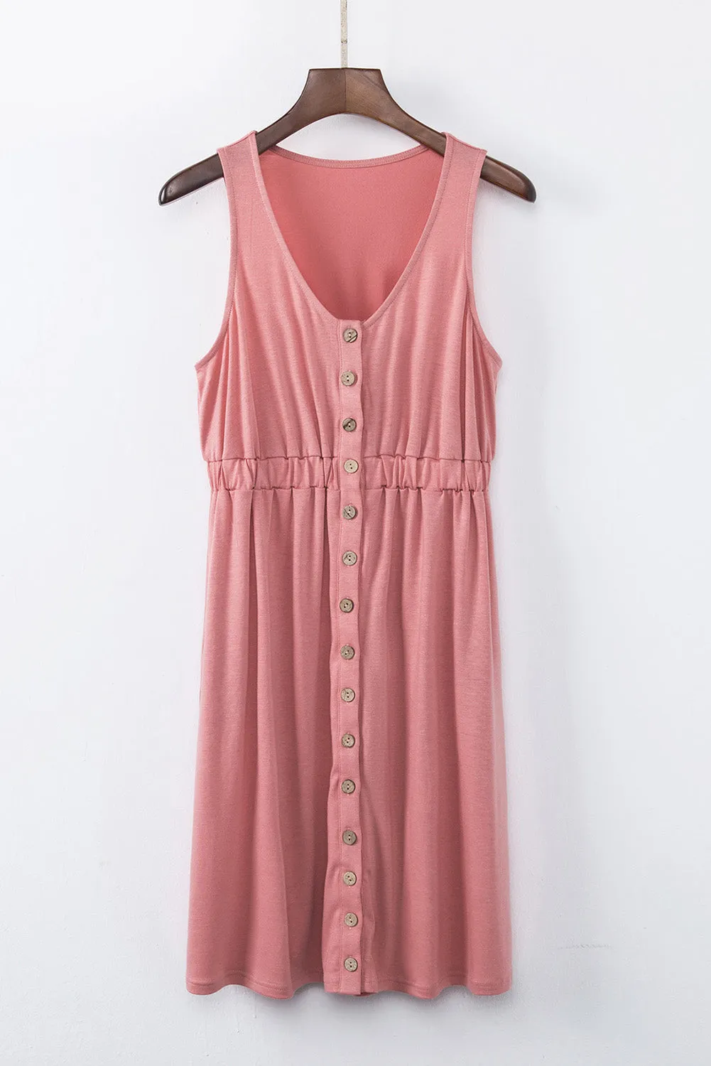 Mady Sleeveless Button Down Mini Dress - Online Exclusive