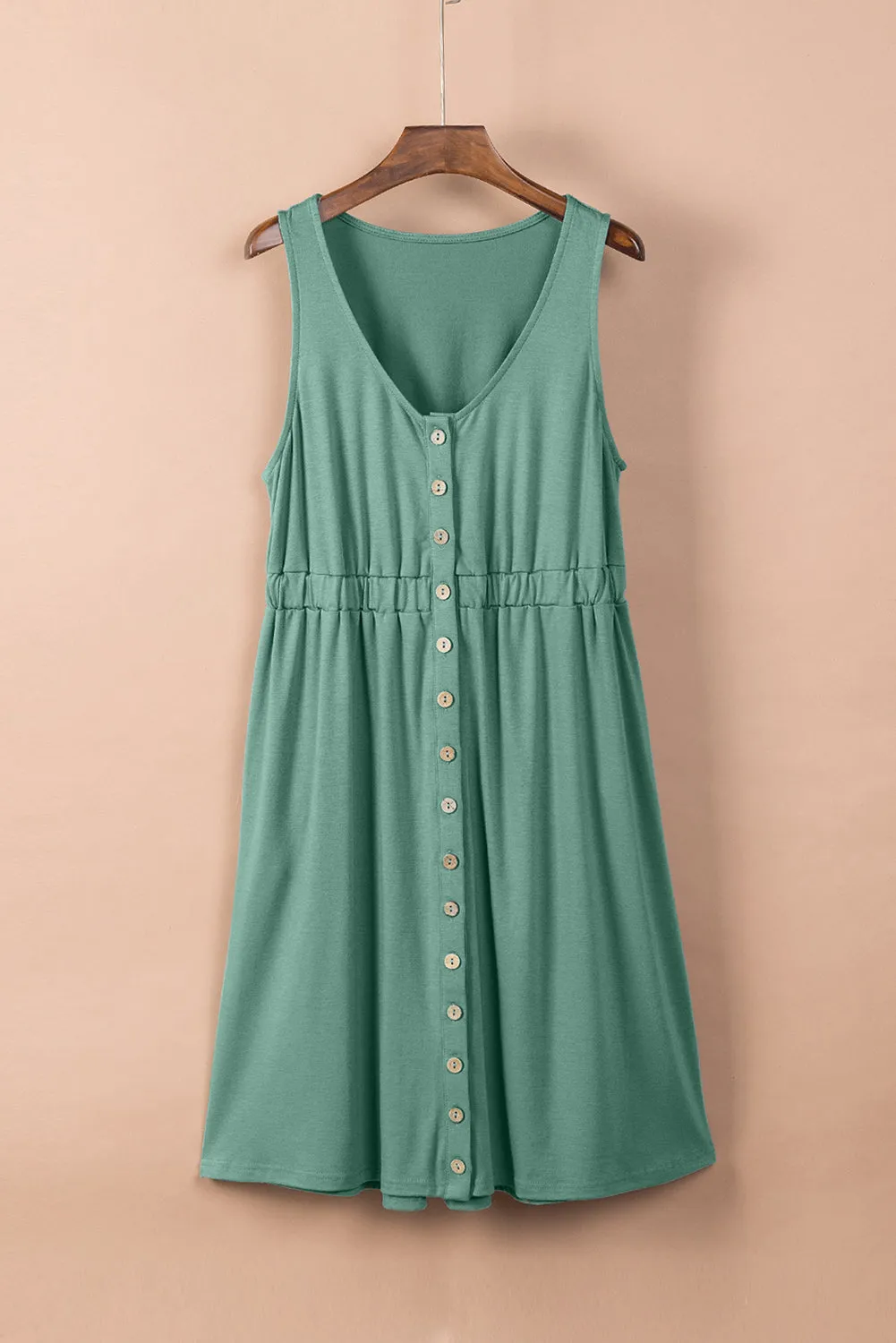 Mady Sleeveless Button Down Mini Dress - Online Exclusive