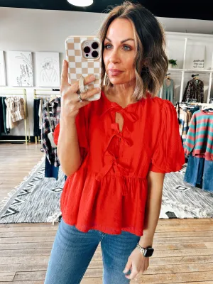 Manor Bow Tie Top
