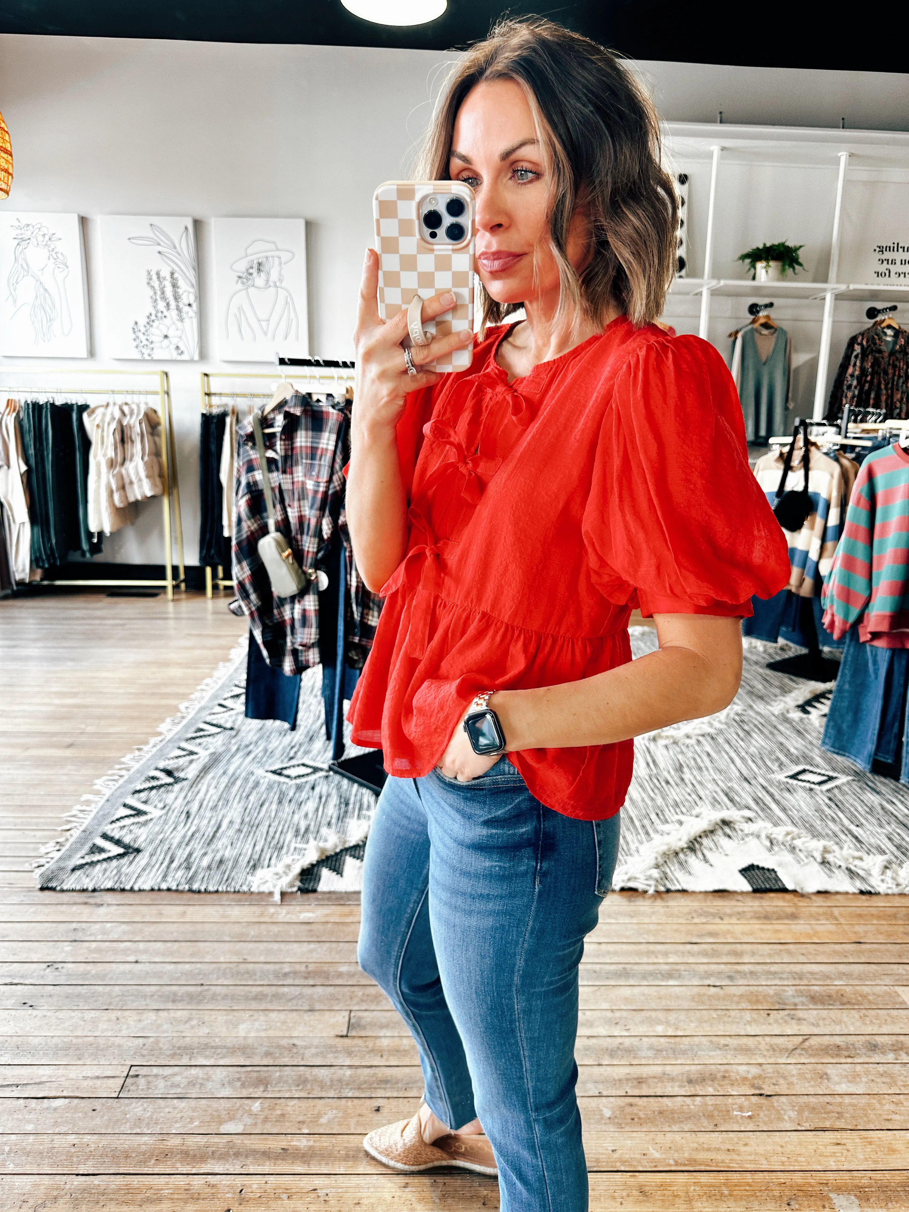Manor Bow Tie Top