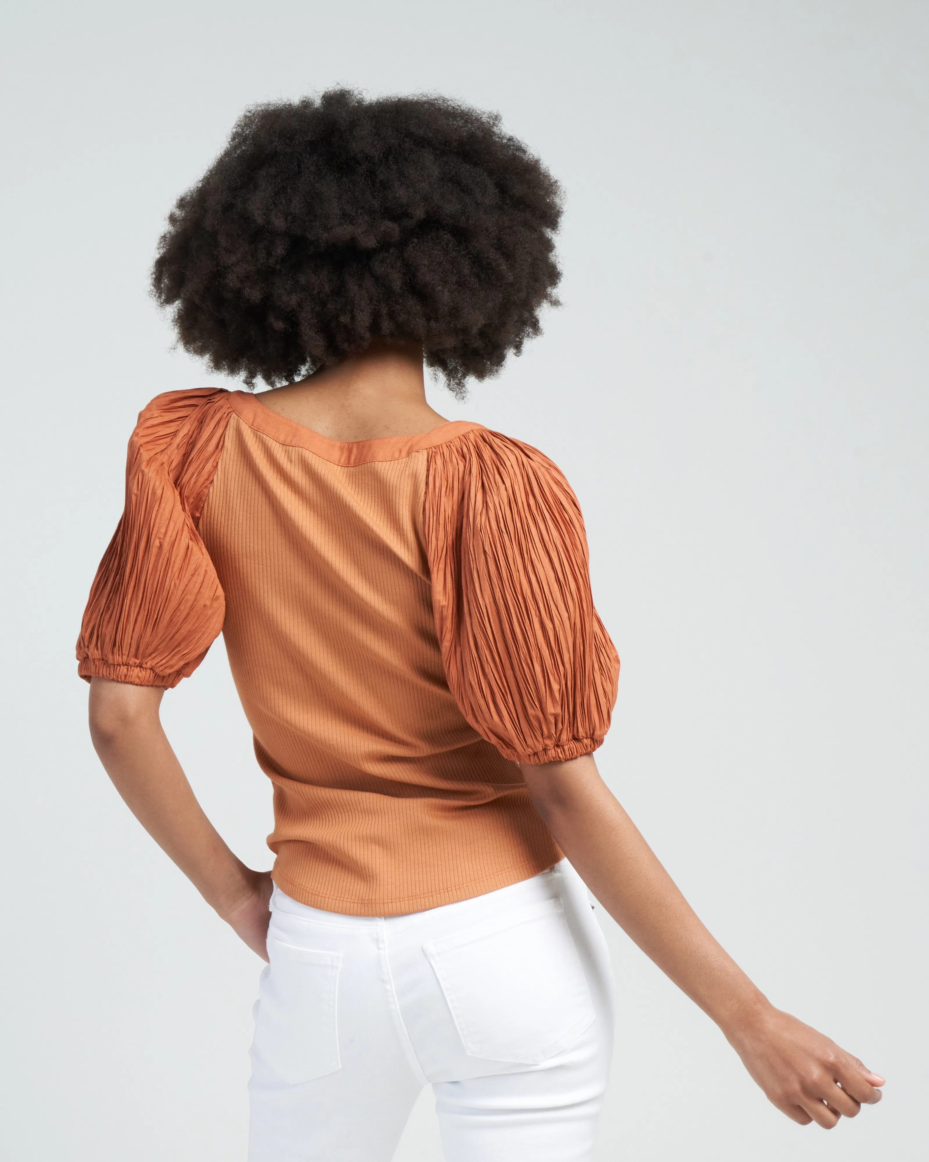 marika top - chestnut