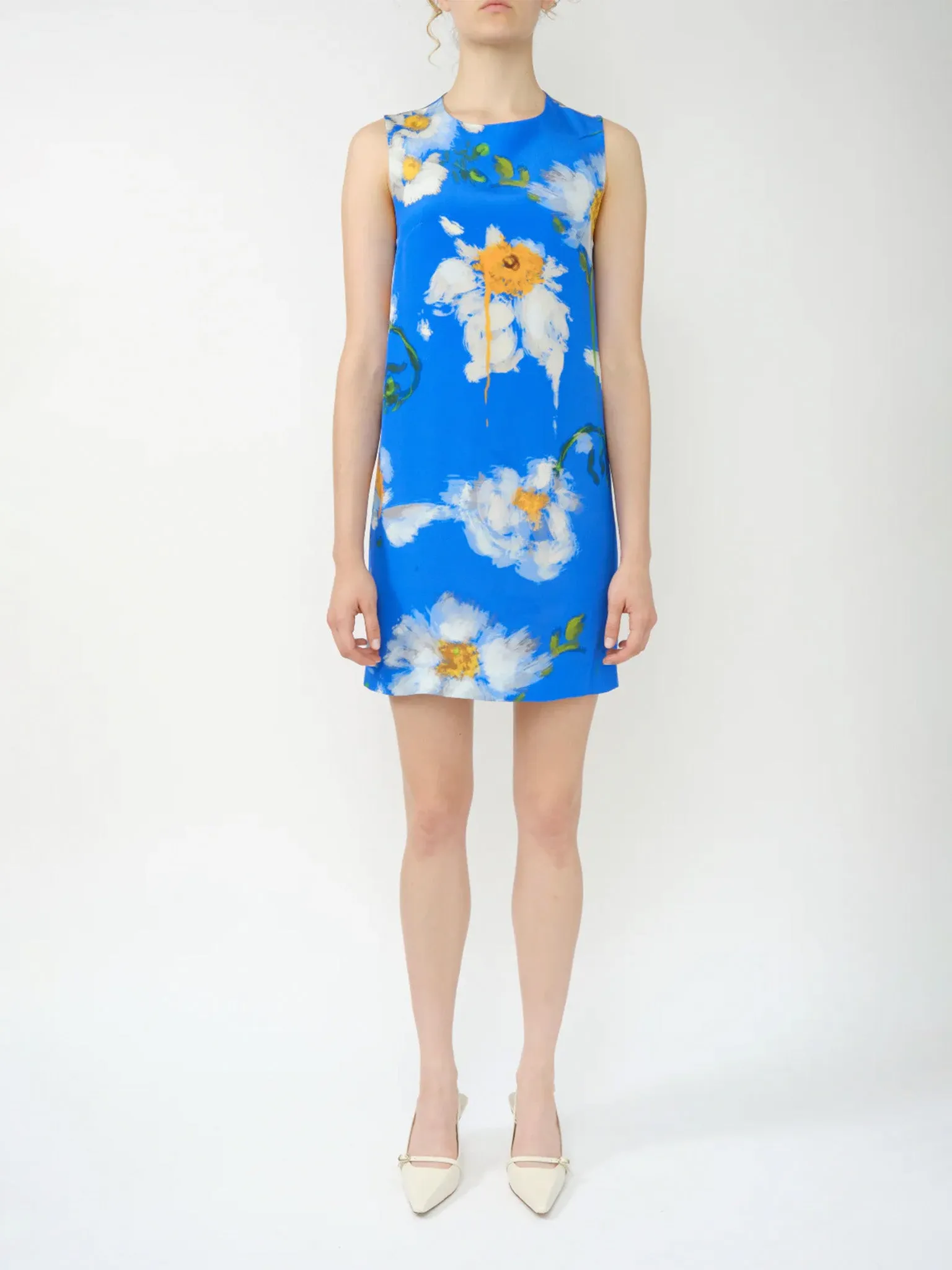 Matilija Poppy Cady Shift Dress