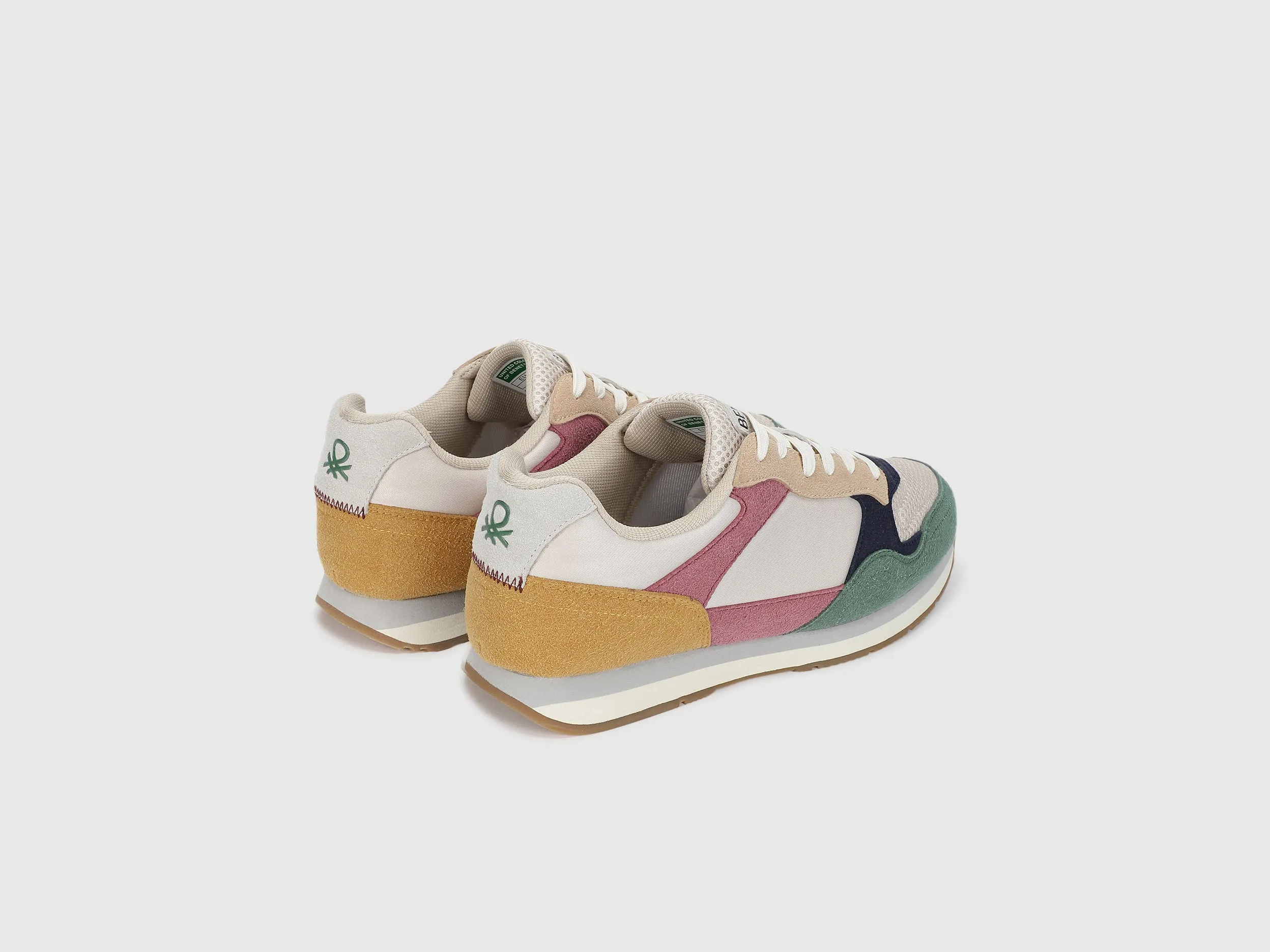 Men PU Suede Overlays Sneakers