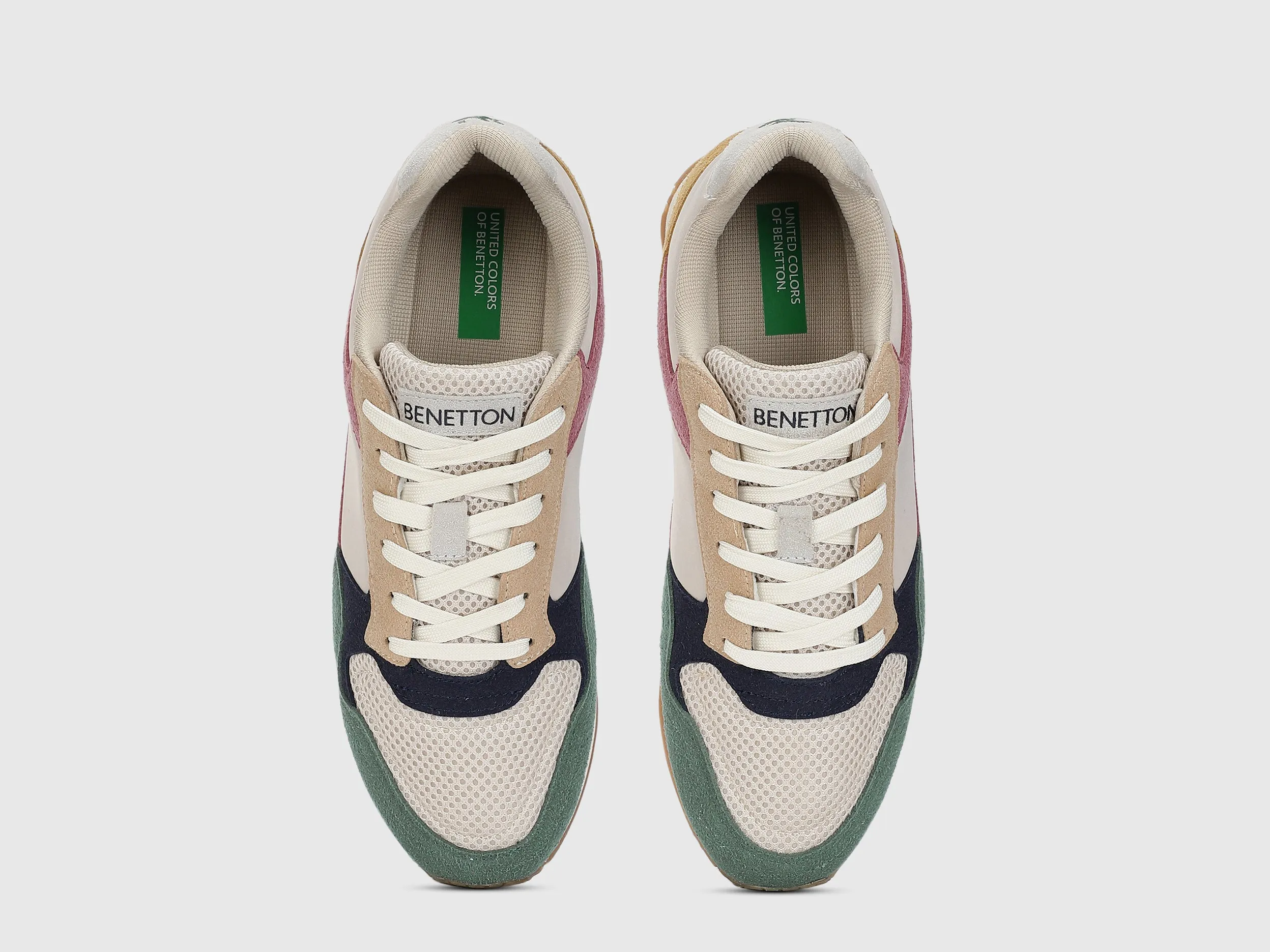 Men PU Suede Overlays Sneakers