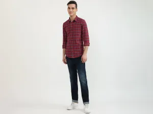Mens Slim Fit Check Shirt