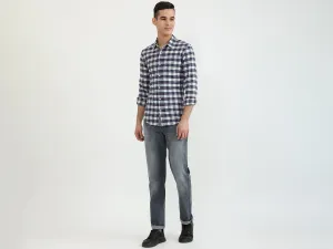 Mens Slim Fit Check Shirt