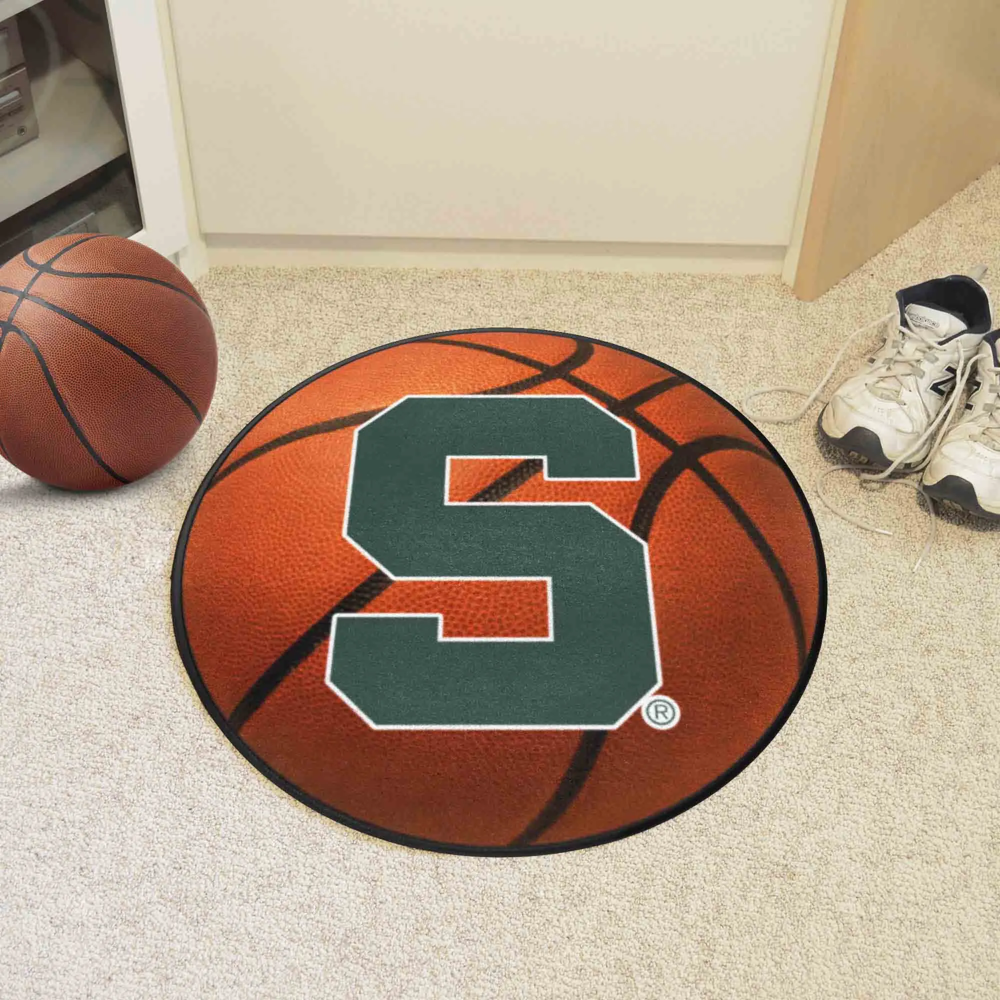 Michigan State University Basketball Mat