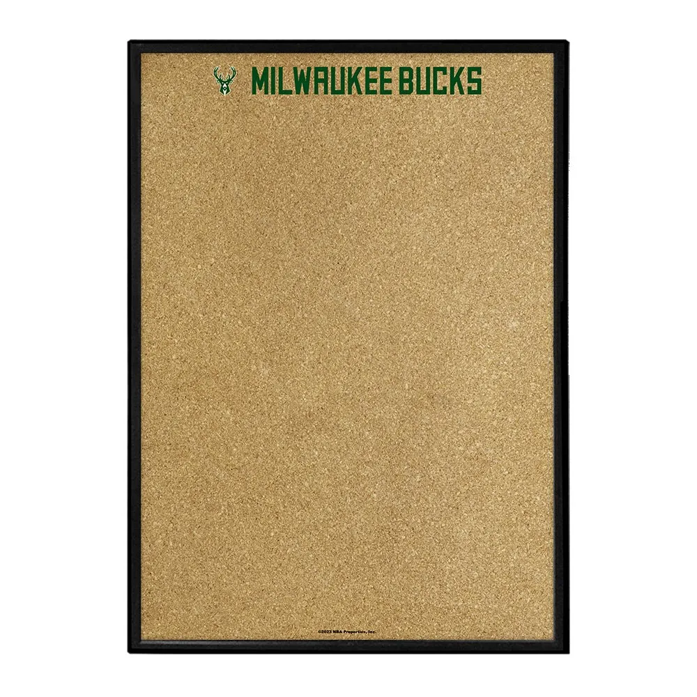 Milwaukee Bucks: Framed Corkboard