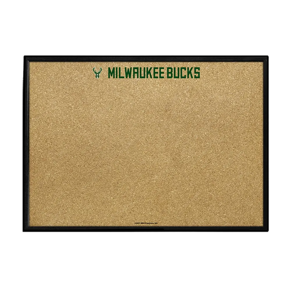 Milwaukee Bucks: Framed Corkboard