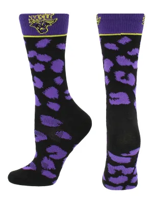 Minnesota State Mavericks Socks Womens Savage Crew Socks