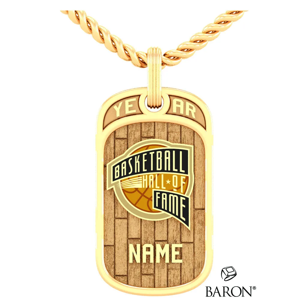 Naismith Basketball Hall of Fame Bill Fitch Friends & Family Champ Tag - Design 1.2