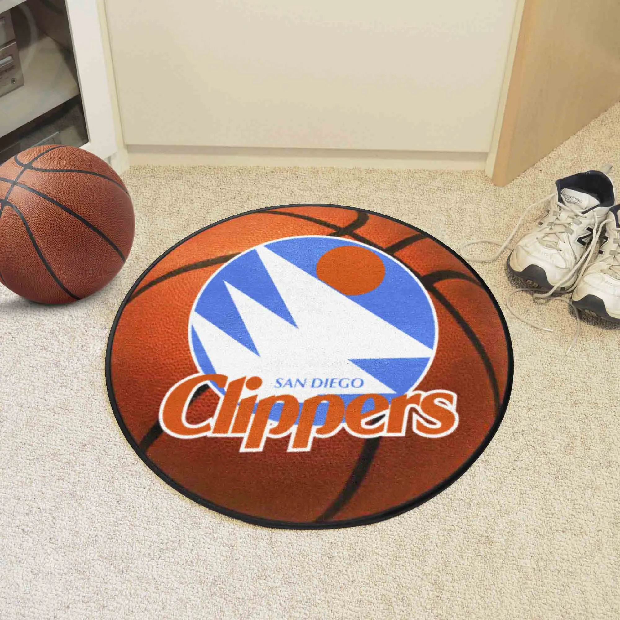 NBAV ? San Diego Clippers Basketball Mat