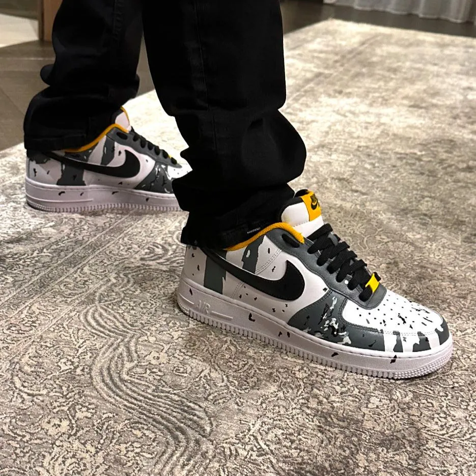 Nike Air Force 1 Custom Sneakers | Grime | Urban Camo