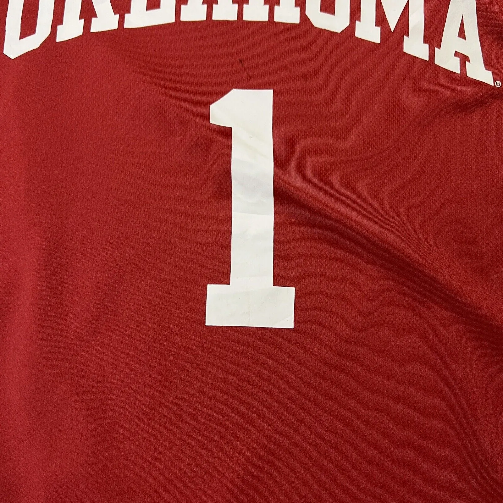 Nike Oklahoma Sooners Basketball Jersey Size XL