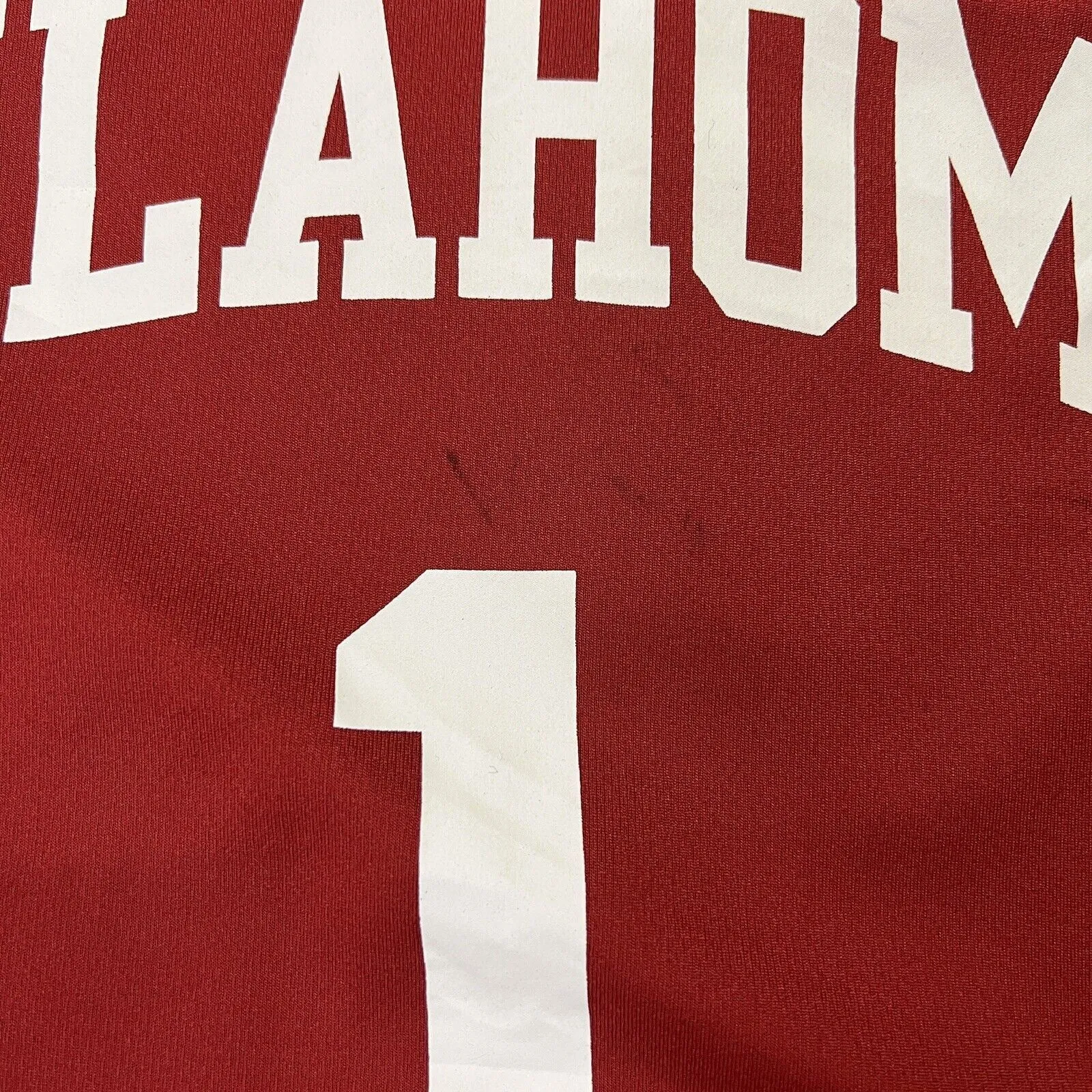 Nike Oklahoma Sooners Basketball Jersey Size XL