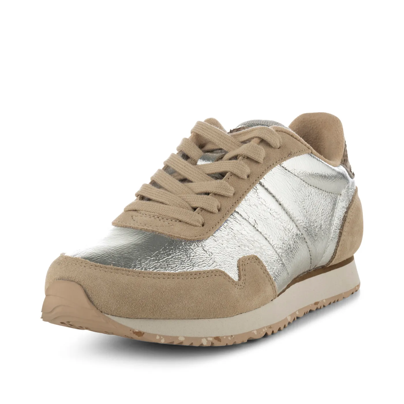 Nora III Metallic Leather - Silver