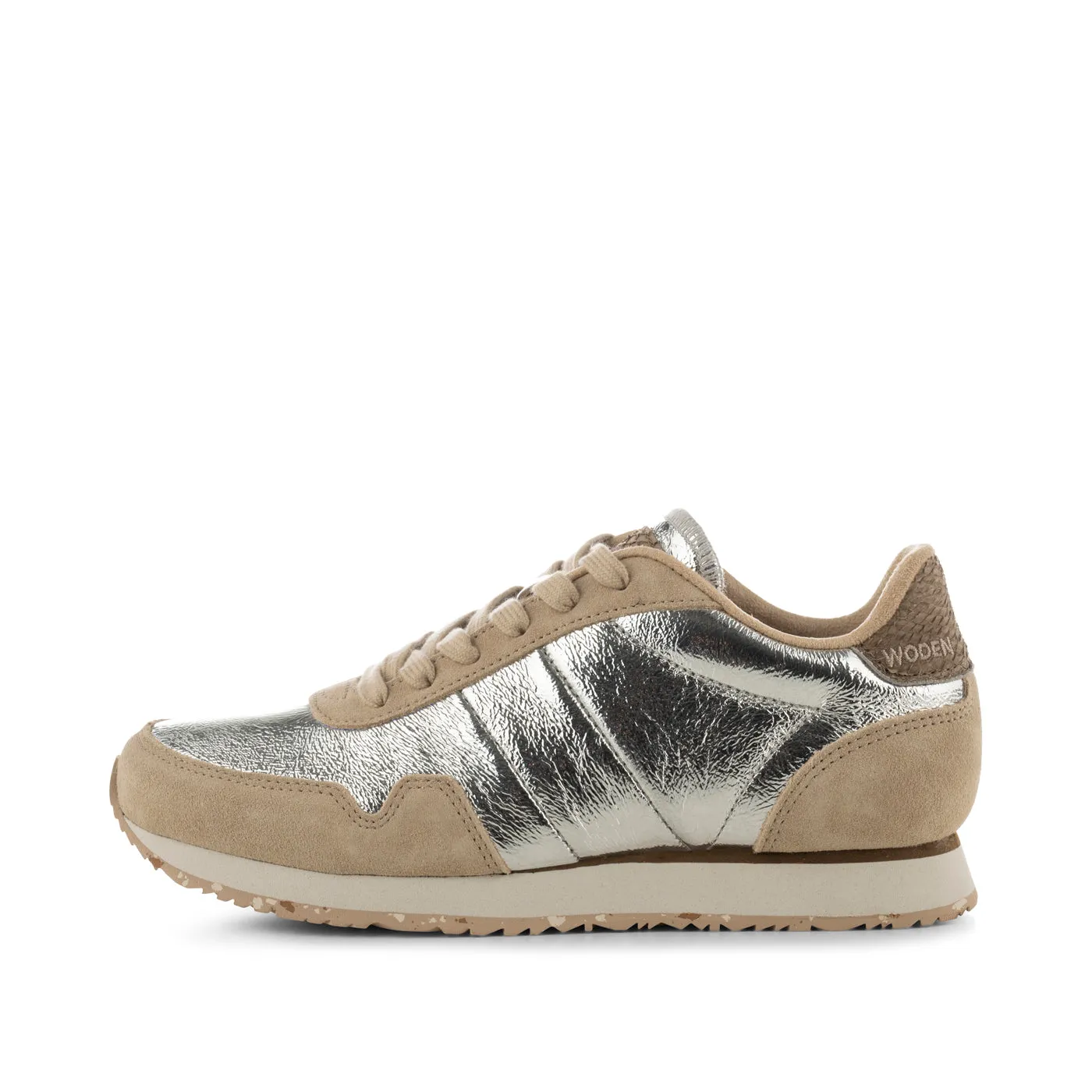 Nora III Metallic Leather - Silver