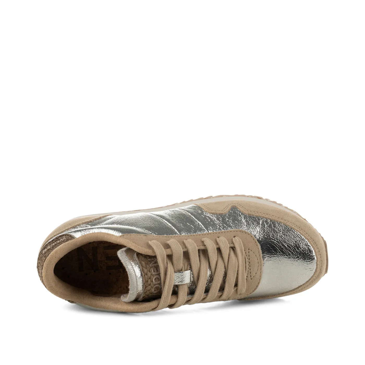 Nora III Metallic Leather - Silver